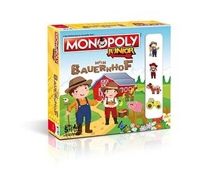 Winning Moves - Monopoly Junior - Ma Ferme - Jeu de la Ferme - Âge 5+ - Allemand