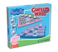 Winning Moves Peppa Pig Guess Who? Jeu de société Comprenant Peppa, Mummy Pig, George, Daddy Pig Facile à Installer, Cadeau pour Les Enfants de 6 Ans et Plus