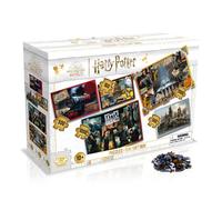Winning Moves - Puzzle Harry Potter 5 en 1 - Jeu de société - Version française.