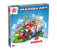 Winning Moves - Puzzle Mario Kart - Autour du Monde - 500 Pièces - A partir de 8 Ans - Version française