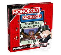 WINNING MOVES - PUZZLE MONOPOLY - Avenue des Champs-Elysees - 1000 pieces