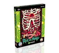 Winning Moves - Puzzle Ricky & Morty - Anatomy Park - 1000 pièces - Série TV - Jeu de société - Version française