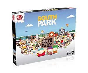 Winning Moves - Puzzle South Park - 1 Poster Offert - 1000 Pièces - A partir de 18 Ans - Version française