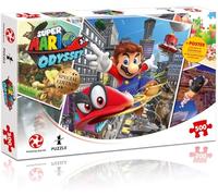 Winning Moves - Puzzle Super Mario Odyssey World Travaler - 500 Pièces - A partir de 10 Ans - Version française