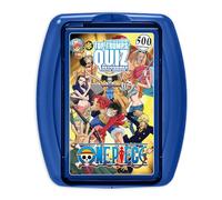 Winning Moves - Quiz One Piece - 500 questions illustrées - Jeu de société - Jeu de cartes - Format voyage - A partir de 8 ans - 2 à 6 joueurs -Version française