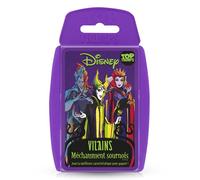 Winning Moves - Top Trumps Disney Vilains - Jeux de Cartes - Jeu de Société - Jeu de batailles - Jeu de Voyage - De 2 à 6 Joueurs - A partir de 6 Ans - Version Française