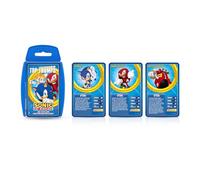 Winning Moves - Top Trumps Sonic - Jeux de Cartes - Jeu de Société - Jeu de batailles - Jeu de Voyage - De 2 à 6 Joueurs - A partir de 6 Ans - Version Française