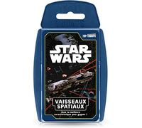 WINNING MOVES - TOP TRUMPS - STAR WARS - VAISSEAUX SPATIAUX - Jeu de cartes - Jeu de Société - Version Française