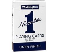 Winning Moves Waddingtons cartes à jouer bleues Bleu G