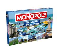 Winning Moves Whitstable and Herne Bay Regional Monopoly Jeu de société idéal pour 2 à 6 joueurs et fait un excellent cadeau pour les fans de la côte du Kent, âgés de 8 ans et plus