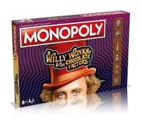 Winning-Moves Jeu de société Monopoly Willy Wonka Multicolore – 2 à 6 joueurs – Dès 8 ans