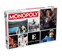 Winning-Moves Jeu de société Monopoly Elton John 6 jetons en métal 2 à 6 joueurs Anglais