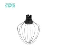 Winning Star Batteur sur Socle, 5,5L, 1400W, Robot Pâtissier avec Blender, Noir et Argent