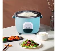 Winning Star Cuiseur à Riz Électrique, 2,8 L, 1000W, Bleu Clair, avec Panier Vapeur