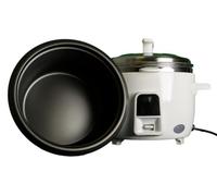 Winning Star Cuiseur de Riz Électrique, 3,6L, 1300W, Blanc, avec Panier Vapeur et Spatule