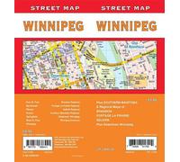Winnipeg - Carte des rues du Manitoba | GM Johnson