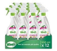Winni's - Dégraissant universel multi-surfaces hypoallergénique prétraitement anti-taches parfum Marseille Matières premières d'origine végétale 500 ml x 12 paquets