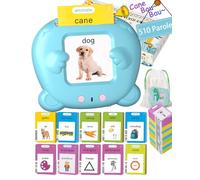 Winnrok 510 cartes flash de mots, cartes flash italiennes pour enfants, jeux Montessori pour enfants de 2 ans, jeux éducatifs pour autistes, apprendre à parler couleurs nombres animaux, cadeau de Noël