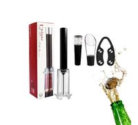 Wino The Go Wine Opening Set, Pompe à Pression d'air, Bouchon sous Vide, décapsuleur Simple, Tire-Bouchon Efficace, Cadeau de vin Parfait