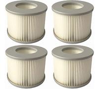 WINOK Lot de 4 cartouches filtrantes pour jacuzzi MSPA - Lot de 4 cartouches filtrantes de rechange pour piscines gonflables - Cartouche filtrante pour sous-marins chauds et spa à bulles portable -