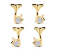WINOMO 2R2L guitare basse Mécaniques Tuning chevilles Machine des pièces de rechange basse têtes or