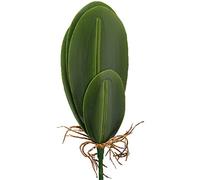 WINOMO Artificiel Plante Feuille d'Orchidée pour Décoration de Maison Mariage Bureau