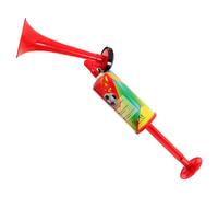 Winomo Corne de brume à pompe manuelle, avertisseur sonore puissant pour stade, fête, événements sportifs (Rouge)