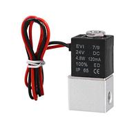WINOMO DC 24V 1/4 Pouce 2-way 2-position BSP 2V025-08 Air Actif Normalement Fermé Valve Électromagnétique Vanne Pneumatique pour Air Gaz Eau
