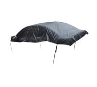 WINOMO Voiture Housse de Protection étanche de Voiture moitié Corps Pare-Soleil Coque Shield Neige poussière Protector - Taille XL (Noir)