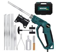 WINONS Fil Chaud Découpe Polystyrène avec Sleigh et Règle - 330W, Mousse à Découper WFC0014 avec Régulateur de Température - 710°C Coupe Polystyrène pour Toutes Types de Projets (Kit de 12)
