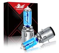 WinPower Ba20d S2 35/35W 12V phare halogène de moto 5000K blanc chaud super lumineux Hi/Lo double lampe de phare ampoules, 2 pièces