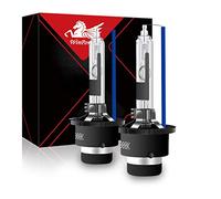 WinPower D2R Xénon Ampoule de HID kit de conversion 35W 8000K Bleu Métal Stents 12V Lampe Phare de Voiture, 2 Ampoules