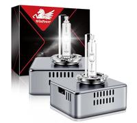 WinPower D5S Ampoule Xenon HID 25W 6000K Blanc Pur 12V Feux de Route Croisement Lampe de Phare Xénon, 2 Pièces