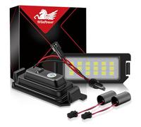 WinPower Éclairage de plaque d'immatriculation LED Feu de Plaque Sans Erreur 6000K Blanc Ampoule Compatible avec I20 Veloster XG30 Coupe Terracan Rio Picanto Soul etc., 2 Pièces