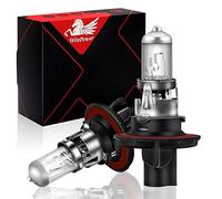 WinPower H13 60 / 55W Halogènes Ampoules de phare Feux de route/Feux de croisement 3000K Jaune Super Bright 12V Voiture, 2 Pièces