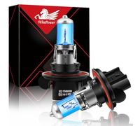 WinPower H13 / 9008 / P26.4t Phares halogènes 60/55W 5000K Blanc chaud Faisceau de route/Feux de croisement Lampe 12V Auto Voiture Ampoule, 2 pièces