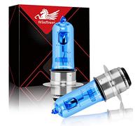 WinPower H6M P15d-25-1 T19 M5 35/35W 12V moto Scooter phare halogène 5000K blanc chaud super lumineux Hi/Lo double phare lampe, 2 pièces