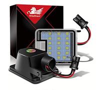 WinPower LED Éclairage flaque d'eau Lampe rétroviseur sous l'aile 6000K Blanc Compatible avec Escape Focus3 Galaxy WA6 Kuga1/2 Mondeo4/5 CMax SMax WA6/MK2 etc., 2 Pcs.