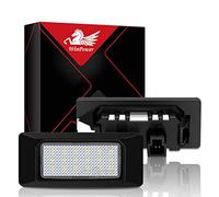WinPower LED Éclairage plaque immatriculation 6000K blanc18 SMD Feux arrière pour A1 S1 A3 S3 8P A4 S4 B5 B6 B7 B8 RS4 A5 S5 A6 S6 C5 C6 RS6 A8 S8 D2 D3 D4 Q5 Q7 TT 8N 8J R8, 2 pièces