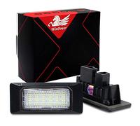 WinPower LED Éclairage plaque immatriculation ampoules 6000K Blanc Feux arrière Compatible avec Touran/Sharan/Polo/Tourage/Jetta6/Golf6 variante etc., 2Pcs