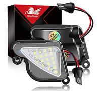 WinPower LED Sous Lumière Flaque Miroir Latéral 6000K Blanc Sans erreur Compatible avec Skoda Superb MK2 Octavia MK2/MK3 etc., 2 Pcs.