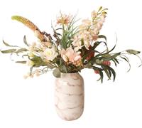 WinQ - Bouquet de fleurs artificielles de couleur blanche et rose - - WinQ - Bouquet de fleurs artificielles de couleur blanche et rose - - WinQ - Bouquet de fleurs artificielles de couleur blanche et