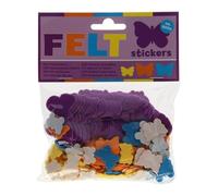 Wins Holland Lot de 200 autocollants en feutre Papillons - Kit de bricolage créatif