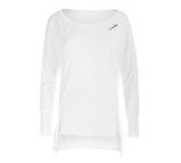 WINSHAPE Damen Ultra leichtes Modal-Longsleeve MCS003 mit verlängertem Rückenteil, All-Fit Style, Fitness Freizeit Sport Yoga Workout Manches Longues Femme, Vanille Blanc, XXL
