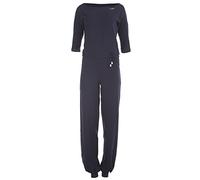 Winshape Femme 3/4 de Bras Jumpsuit wjs2, Fitness Loisirs Sport Yoga Pilates Jumpsuit XS Bleu Nuit