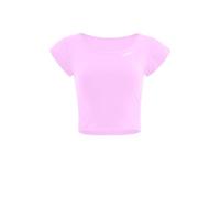 WINSHAPE Functional Light and Soft Cropped Kurzarmshirt Aet137ls T-Shirt, Rose Lavande, L Femmes