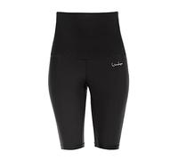 WINSHAPE Functional Power Shape Biker Shorts „High Waist“ HWL402, Schwarz, Slim Style, Noir, XL Femme
