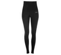 WINSHAPE Collants Fonctionnels pour Femme - Taille Haute - Hwl102 - Anti-rutsch-Effekt, Slim Style Fitness Freizeit Sport Yoga Workout Freizeit - Noir