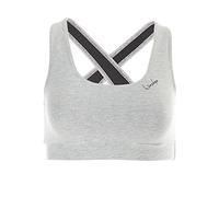 Winshape Soutien-Gorge de Sport wvr4 avec Drop Back Design Ouvert, PC Tout Fit Style Fitness Loisirs Sport XS Gris