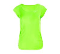 WINSHAPE Shirt Fonctionnel à Manches Courtes pour Femme Aet106, Slim Style Fitness Yoga Pilates Débardeur, Vert Fluo, m